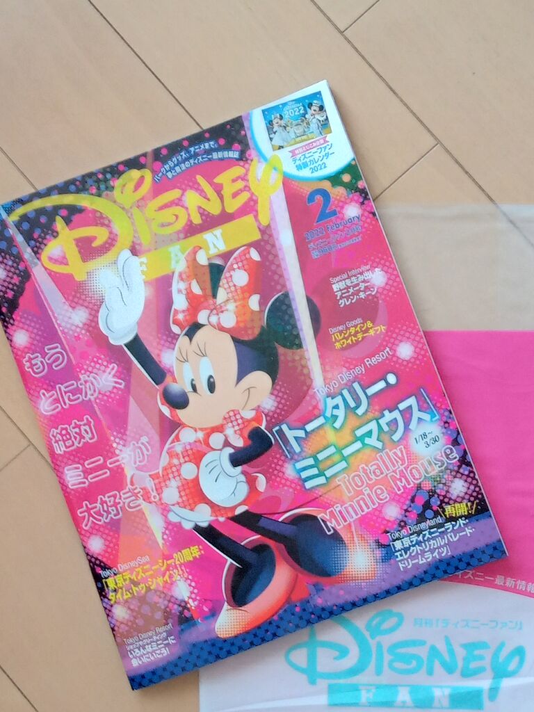 ちょっとモヤモヤ ディズニーファン2月号が届きました アラフィフ主婦のディズニー年パス日記