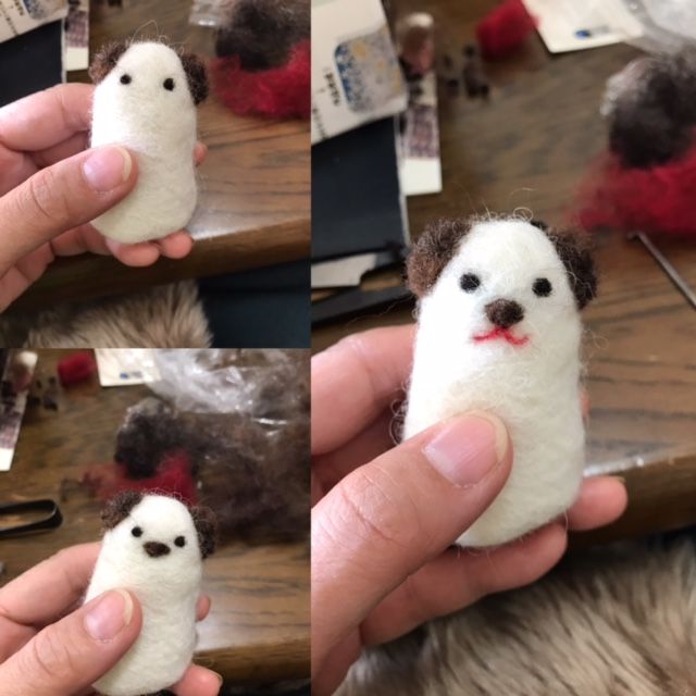 フェルトで干支の戌を作るーその3 Everything Happens To Me フェルト作家 溝口恵子の制作ノート