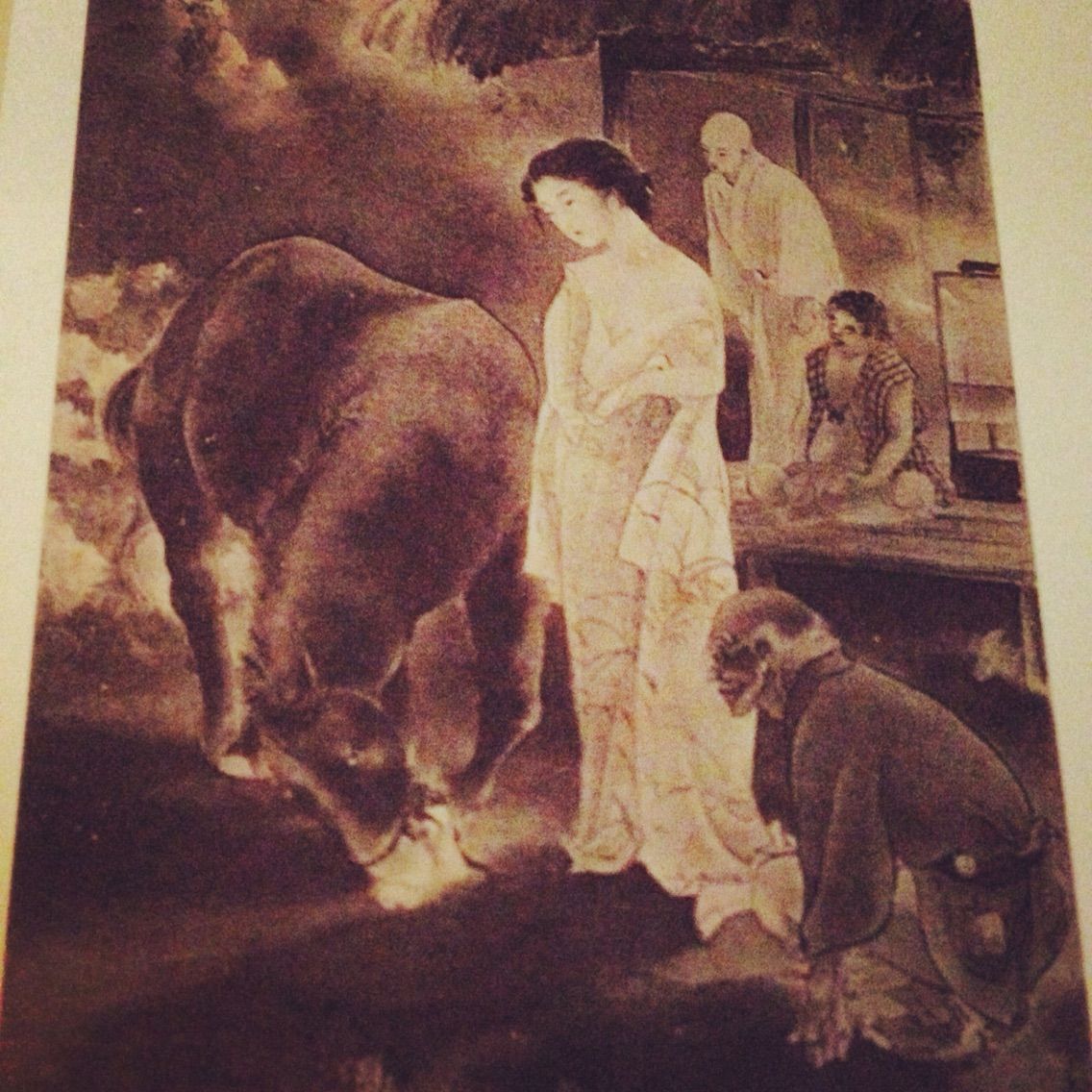 美品 掛け軸 海野春泉作「清是」共箱 紫陽花 美術年鑑掲載 夏掛け 泉鏡花の不思議なお話 : 三毛猫と本があれば人生は上々