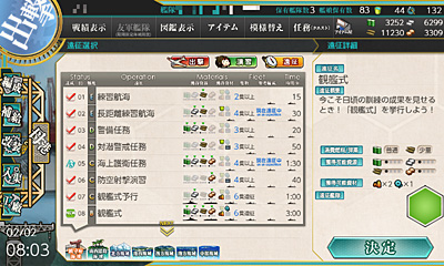遠征:観艦式