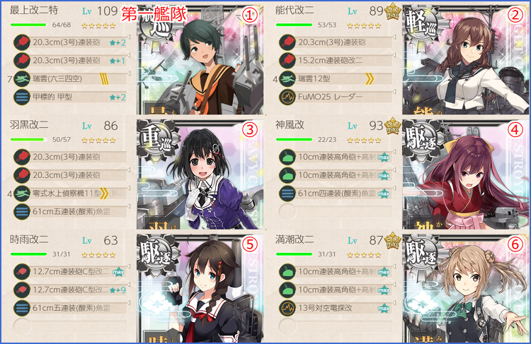 任務 最上改二登場 西村艦隊 精鋭先行掃討隊 前進せよ なのです 艦これブログ 通信エラーが発生しました