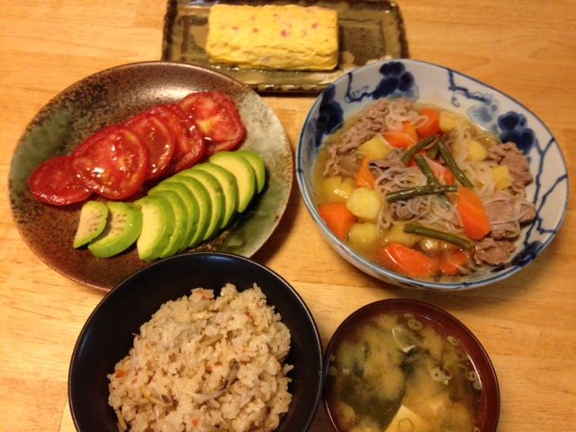 一昨日は肉じゃがなど 4兄弟ママの晩御飯日記 一昨日は肉じゃがなど 4兄弟ママの晩御飯日記