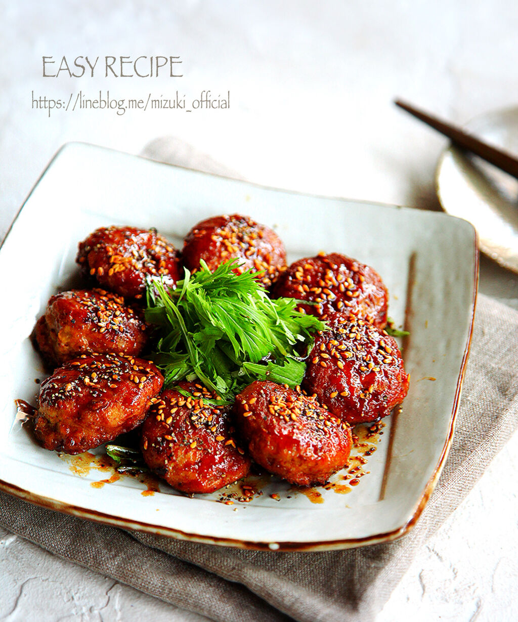 ♡がっつり甘辛スパイシー♡名古屋風豚つくね♡【#簡単#時短#節約