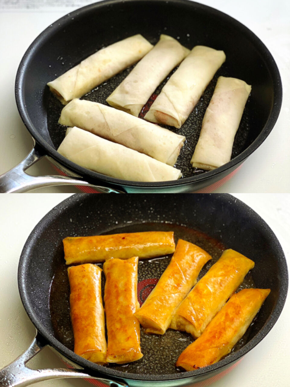 ♡揚げずに簡単♡ひき肉ともやしの春巻き♡【#簡単レシピ#節約#時短