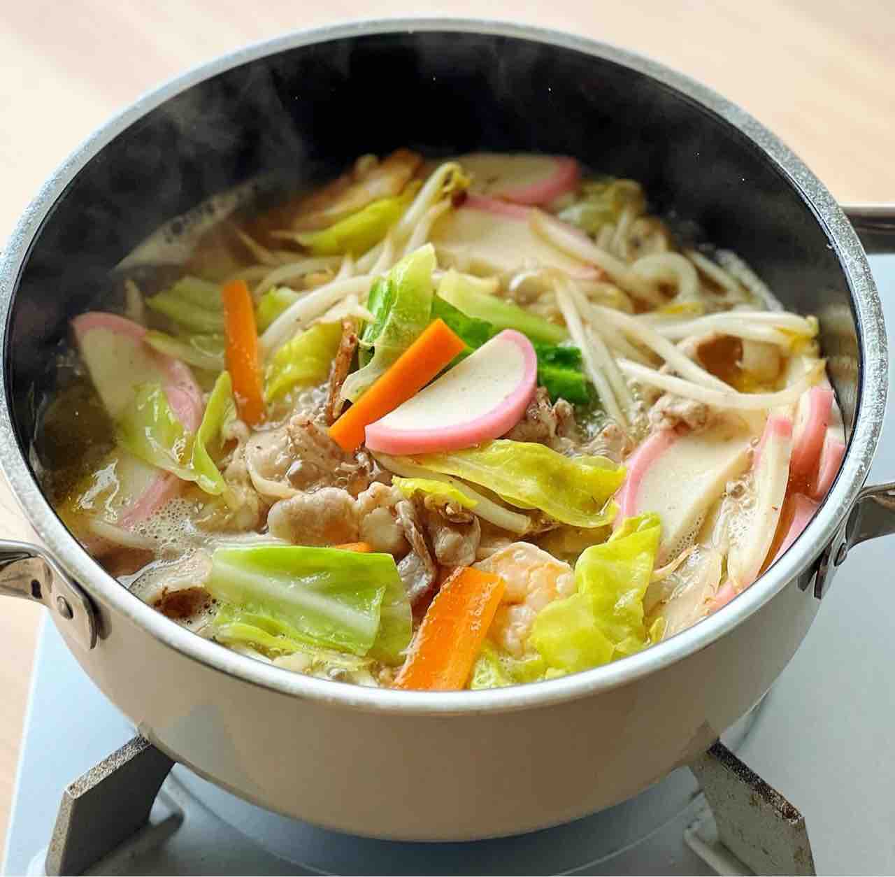 ♡野菜たっぷり！長崎風ちゃんぽん♡【#簡単レシピ #時短 #節約 #麺