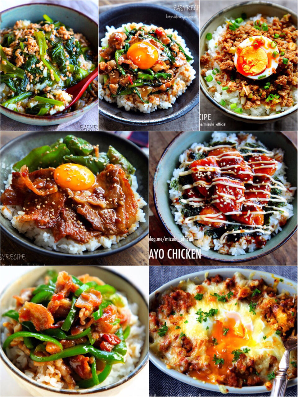 ♡一皿de大満足♡丼レシピ7選♡【#簡単#時短#節約】 : Mizuki