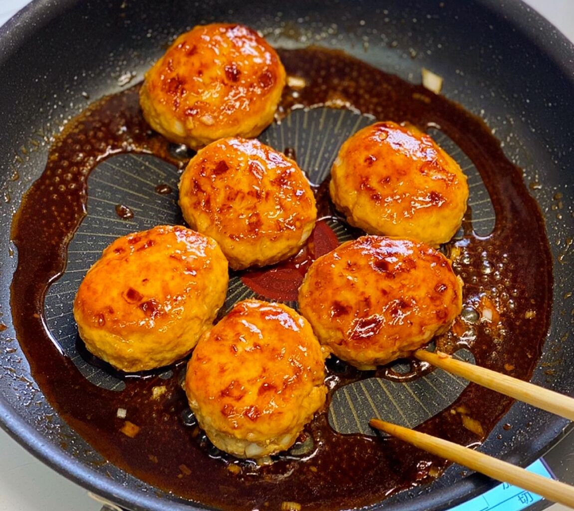 ♡水切り不要！ふんわり豆腐鶏つくね♡【#簡単レシピ #時短 #ヘルシー