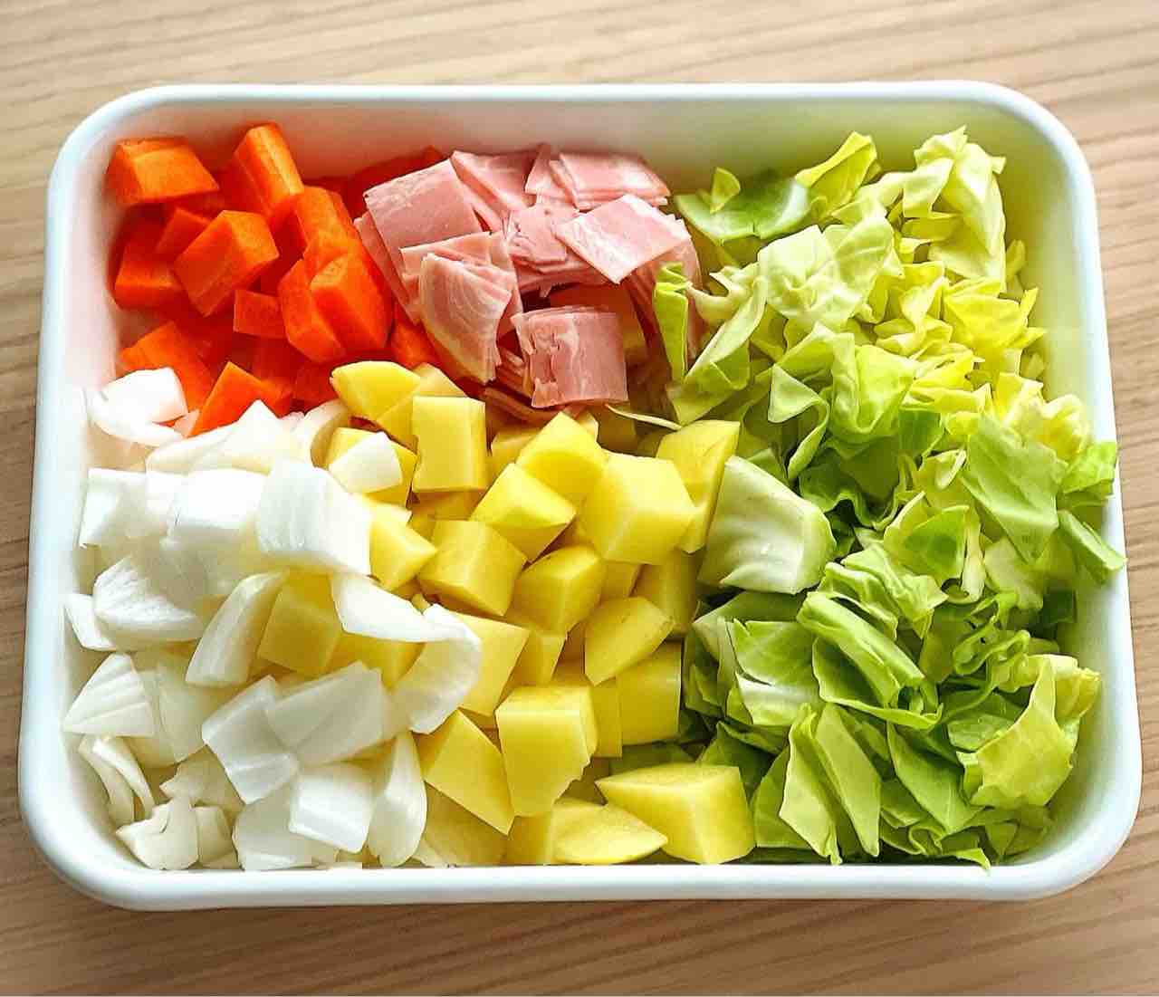 ♡野菜たっぷり！具沢山コンソメスープ♡【#ほったらかし #簡単レシピ