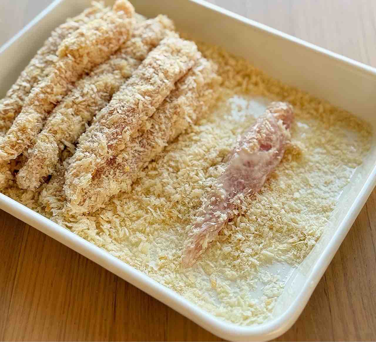 ♡衣付けラクラク！ささみスティックソースカツ♡【#簡単レシピ #時短