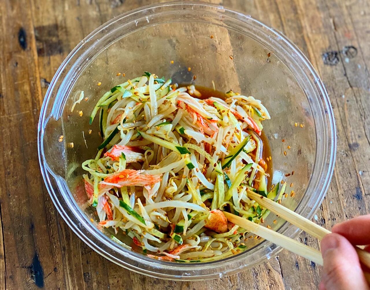 ♡レンジde簡単♡もやしの中華サラダ♡【#副菜#酢の物#簡単レシピ#時短