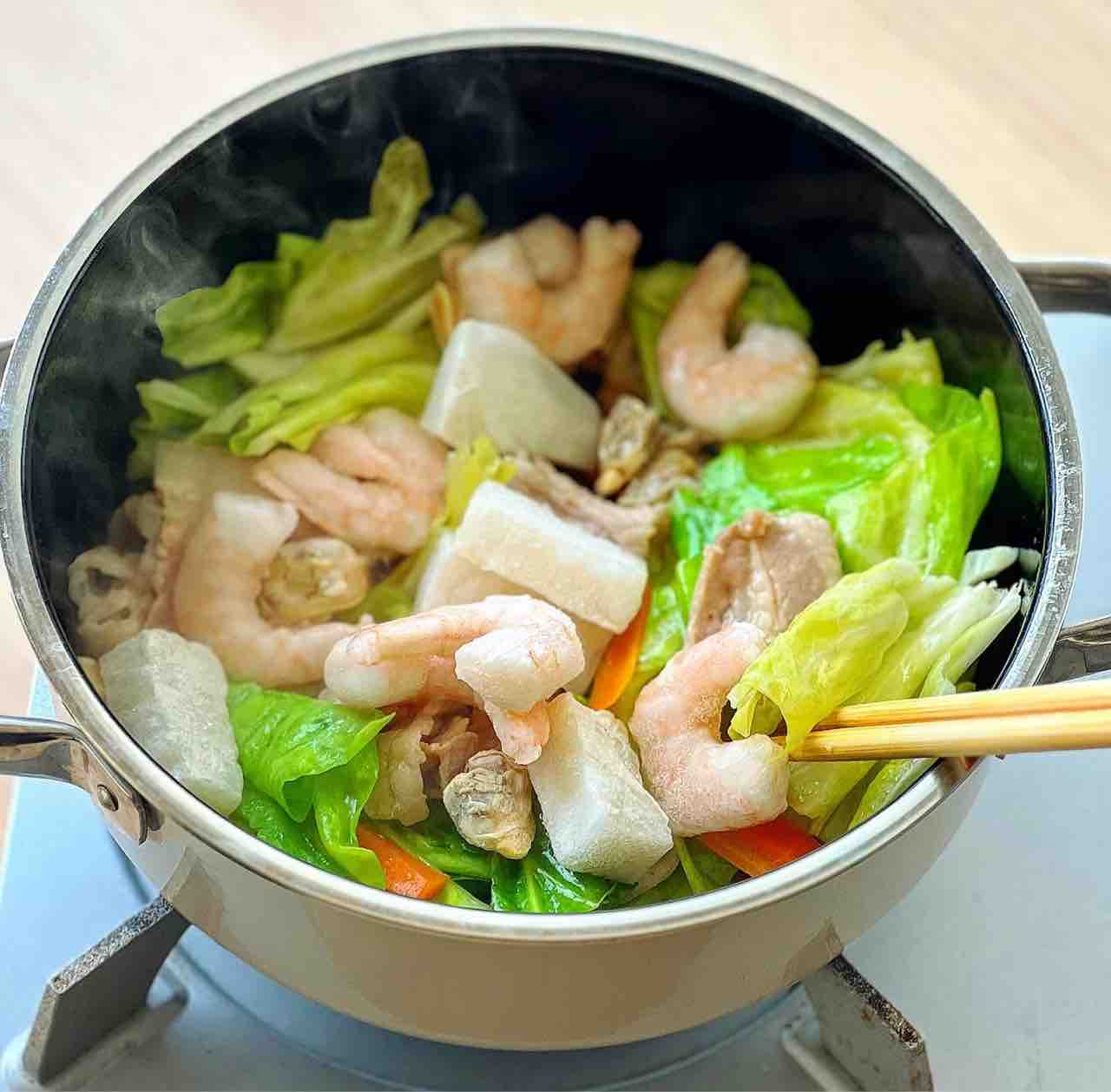 ♡野菜たっぷり！長崎風ちゃんぽん♡【#簡単レシピ #時短 #節約 #麺