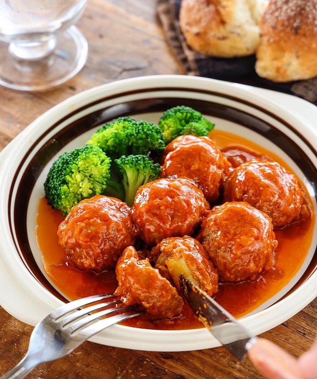 ♡煮るだけ簡単！チーズインミートボール♡【#簡単レシピ #時短 #節約