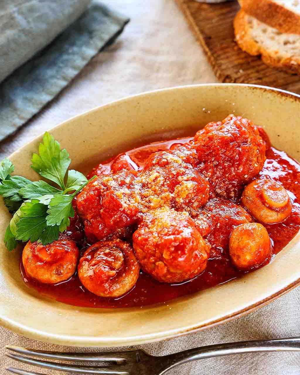 ミートボール ♡煮るだけ！ミートボールのトマト煮♡【#簡単レシピ #時短 #節約