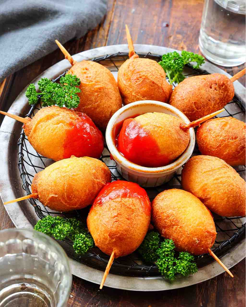 ♡ホケミで簡単！ミニアメリカンドッグ♡【#簡単レシピ #時短 #節約