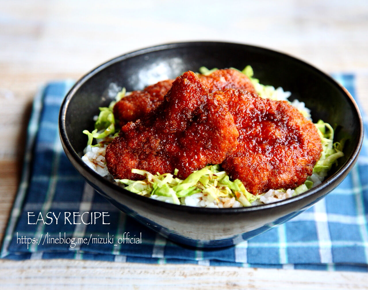 ♡揚げずに簡単♡ささみソースカツ丼♡【#バッター液#時短#節約