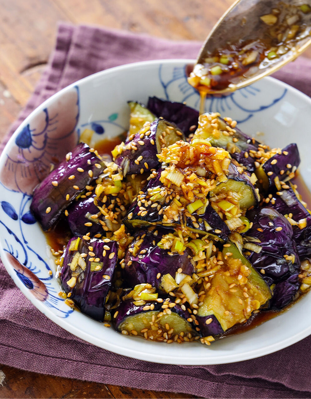 ♡じゅわとろ！なすの香味だれ♡【#簡単レシピ #副菜レシピ #作り置き