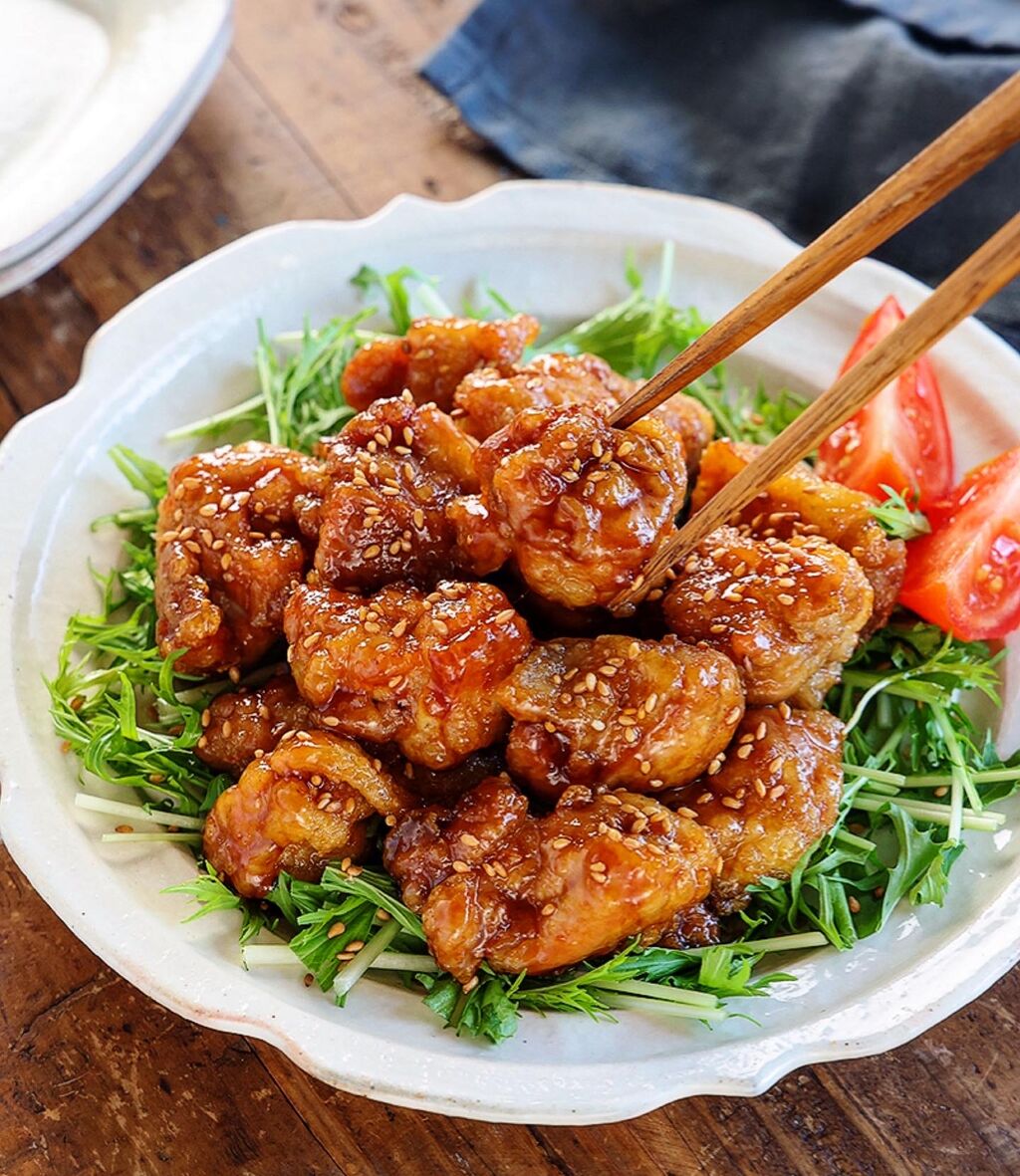 ♡カリッとジューシー♡鶏肉の甘辛揚げ♡【#簡単レシピ #時短 #節約