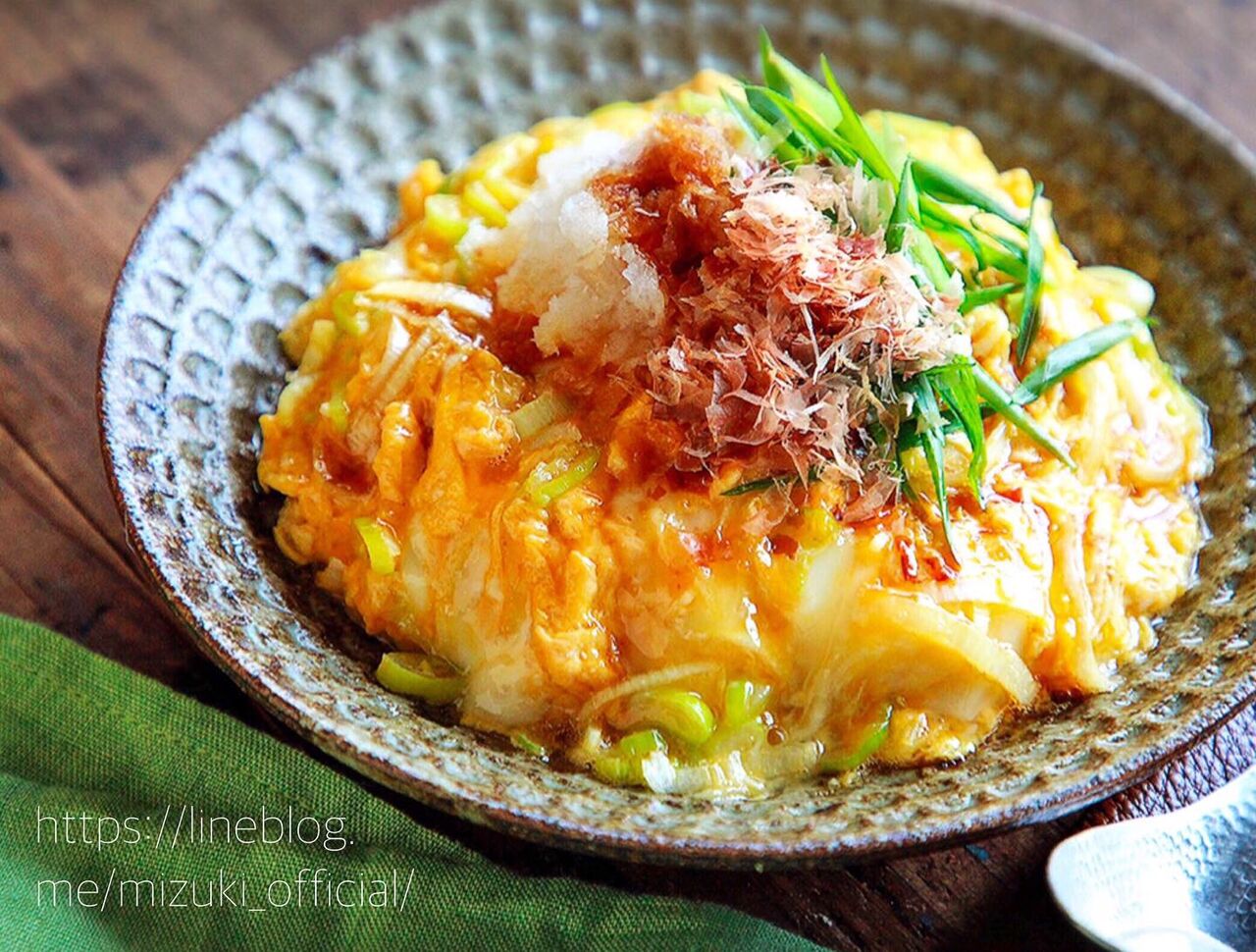 もちもち玉子丼 ♡ふわとろだし玉子丼♡【#簡単レシピ#時短#節約#卵#めんつゆ
