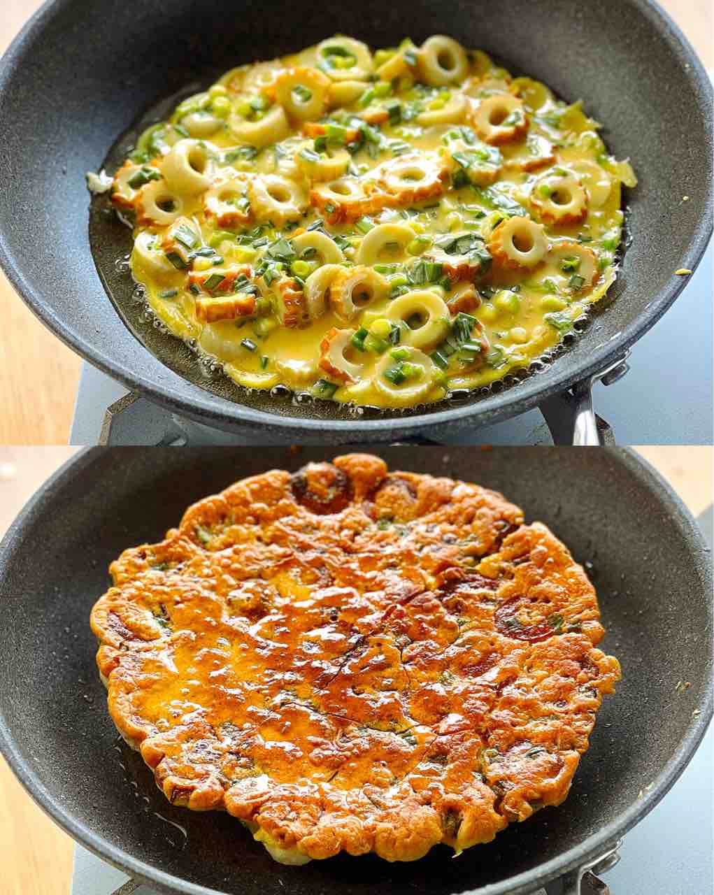 ♡カリッともちっと！ちくわのチヂミ♡【#簡単レシピ #節約レシピ