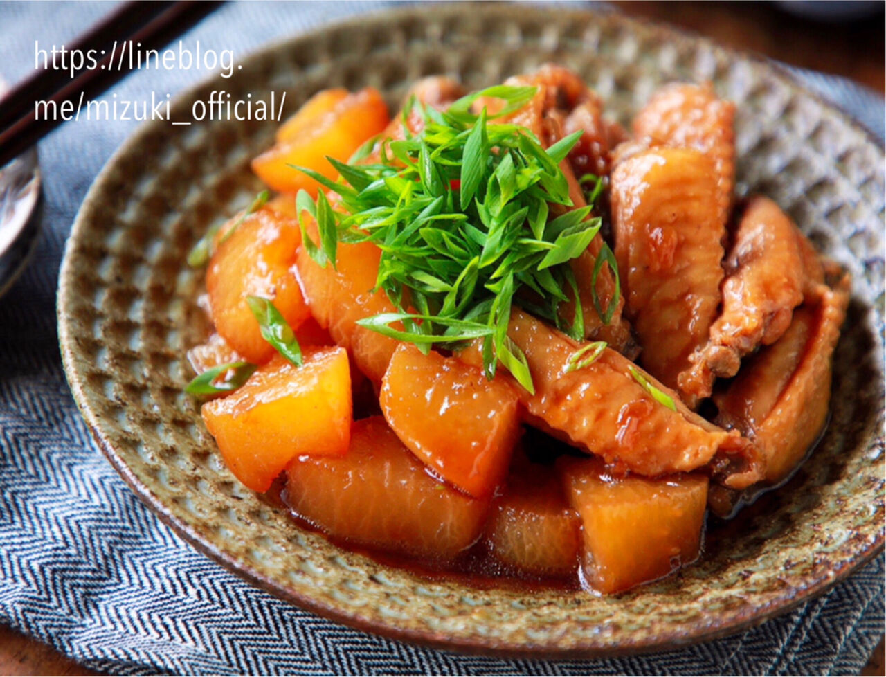 ♡煮るだけ簡単♡手羽と大根のてり煮♡【#煮物#鶏肉#簡単レシピ