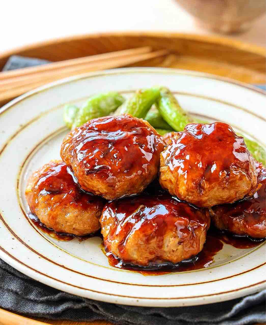♡包丁いらず!照り焼きもやしつくね♡【#簡単レシピ #時短 ♡包丁いらず!照り焼きもやしつくね♡【#簡単レシピ #時短