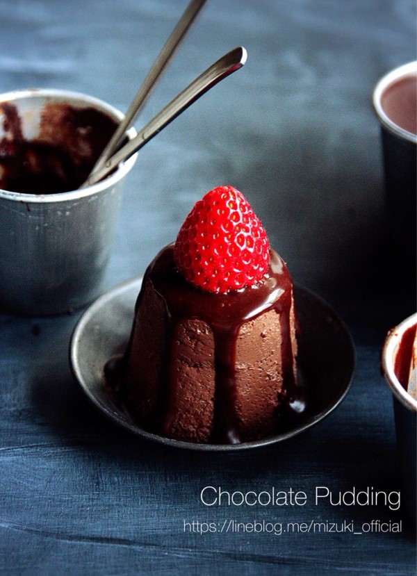 ♡材料3つde超簡単♡濃厚生チョコプリン♡【#簡単#お菓子#バレンタイン