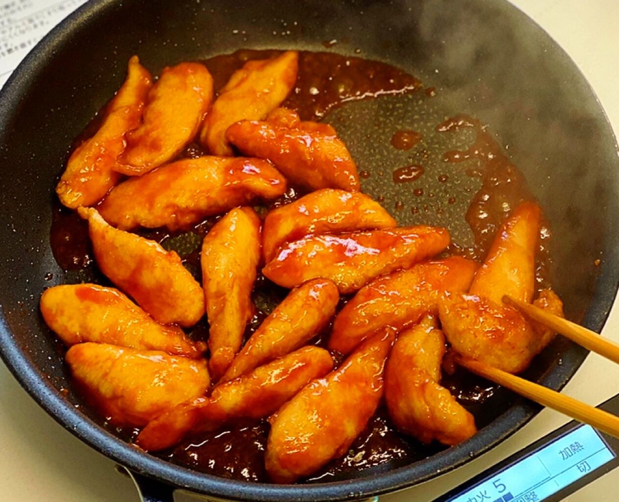 ♡ささみde簡単！旨辛チキン♡【#簡単レシピ#時短#節約#コスパ#お弁当