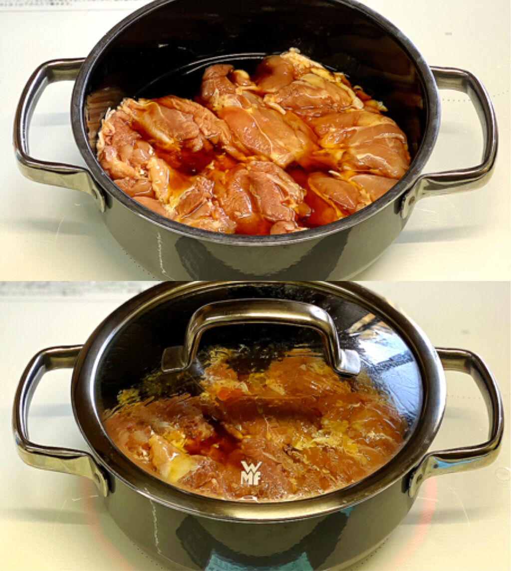 ♡鶏肉のほったらかし醤油煮(2枚分)♡【#簡単レシピ #作り置き