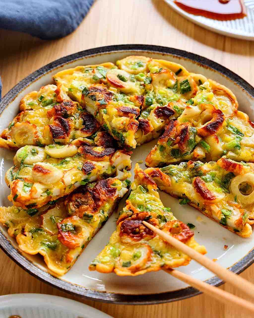 ♡カリッともちっと！ちくわのチヂミ♡【#簡単レシピ #節約レシピ