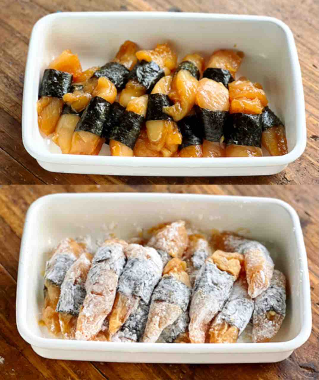 ♡揚げない！ささみの磯辺焼き♡【#簡単レシピ #時短 #節約 #お弁当