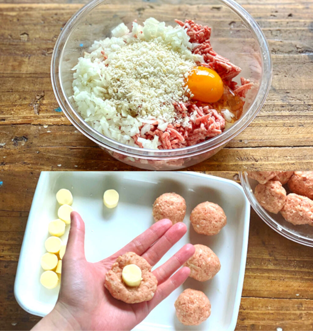 ♡煮るだけ簡単！チーズインミートボール♡【#簡単レシピ #時短 #節約