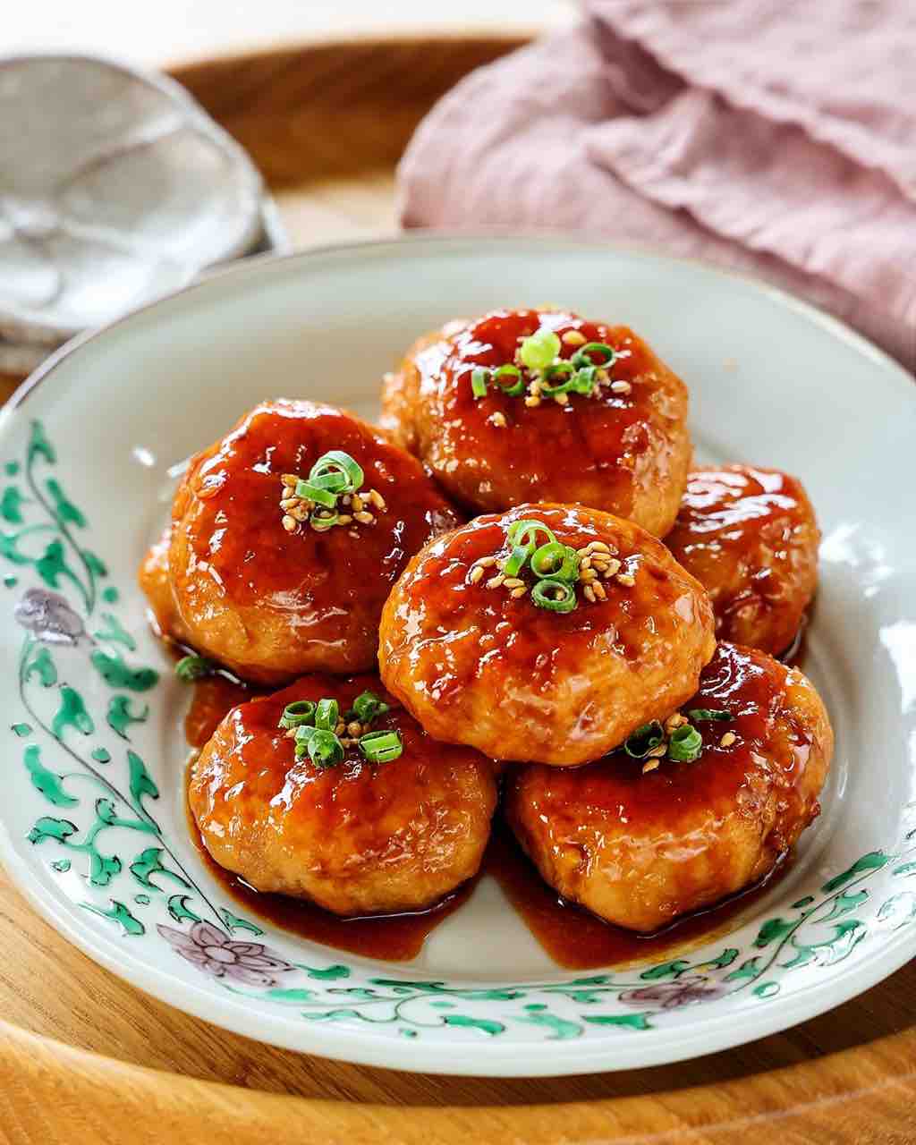 ♡えのきでかさ増し！照り焼きとりつくね♡【#簡単レシピ #時短