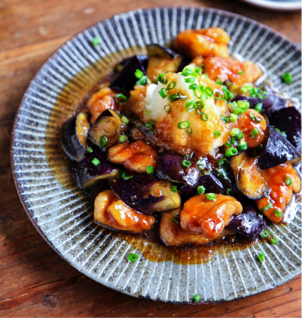 ♡あっさりがっつり♡鶏肉となすの甘辛おろし♡【#簡単レシピ#時短