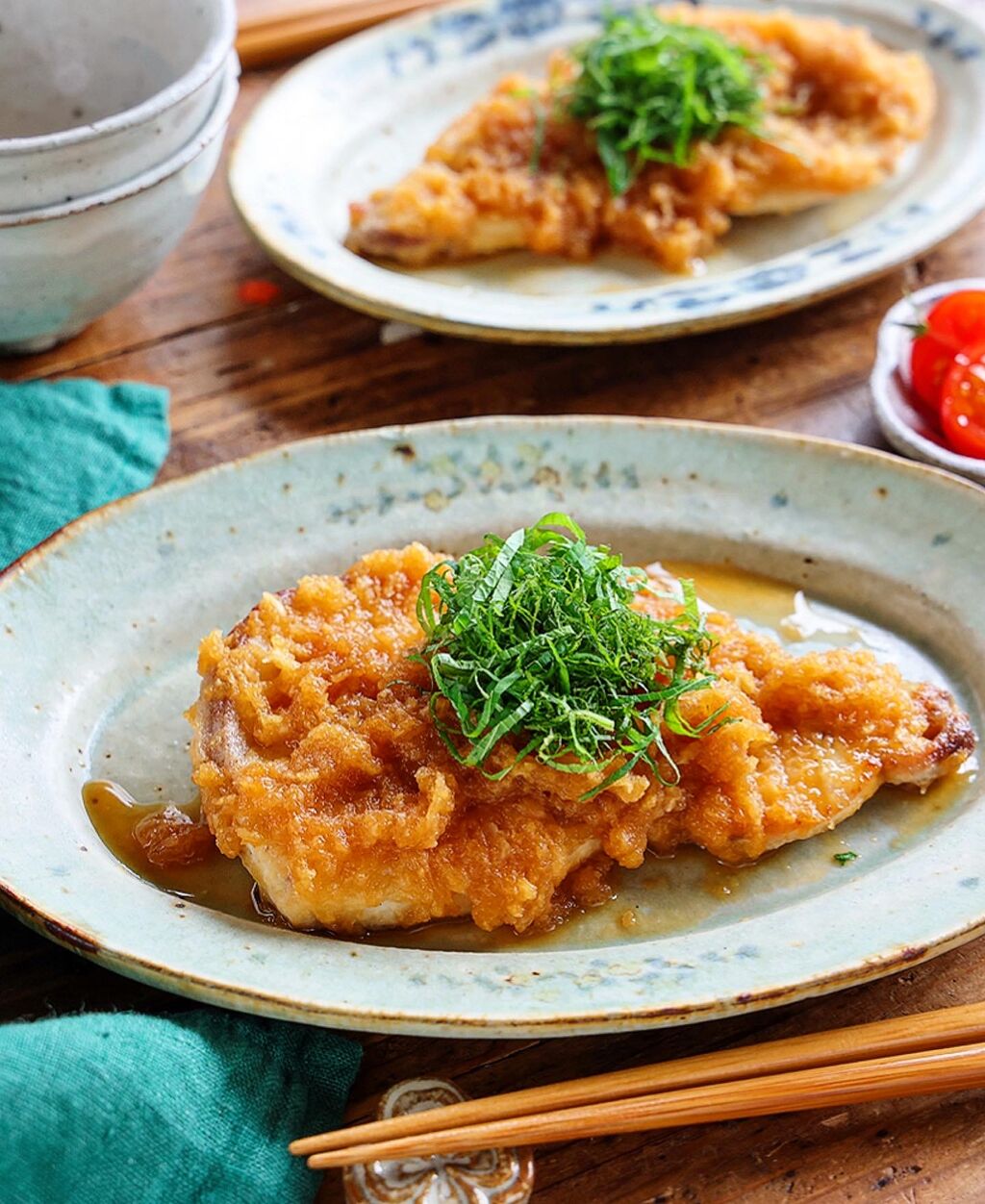 ♡さっぱりコクうま♡かじきまぐろの和風おろしだれ♡【#簡単レシピ