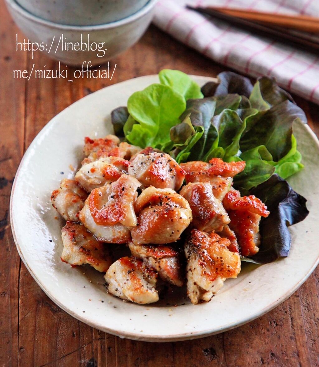 ♡揉んで焼くだけ♡ペパマヨチーズdeやみつきチキン♡【#鶏肉#簡単