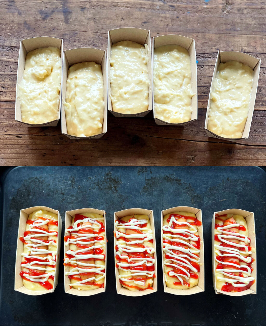 ♡ホットケーキミックスで！世界一簡単なお惣菜パン♡【#簡単レシピ