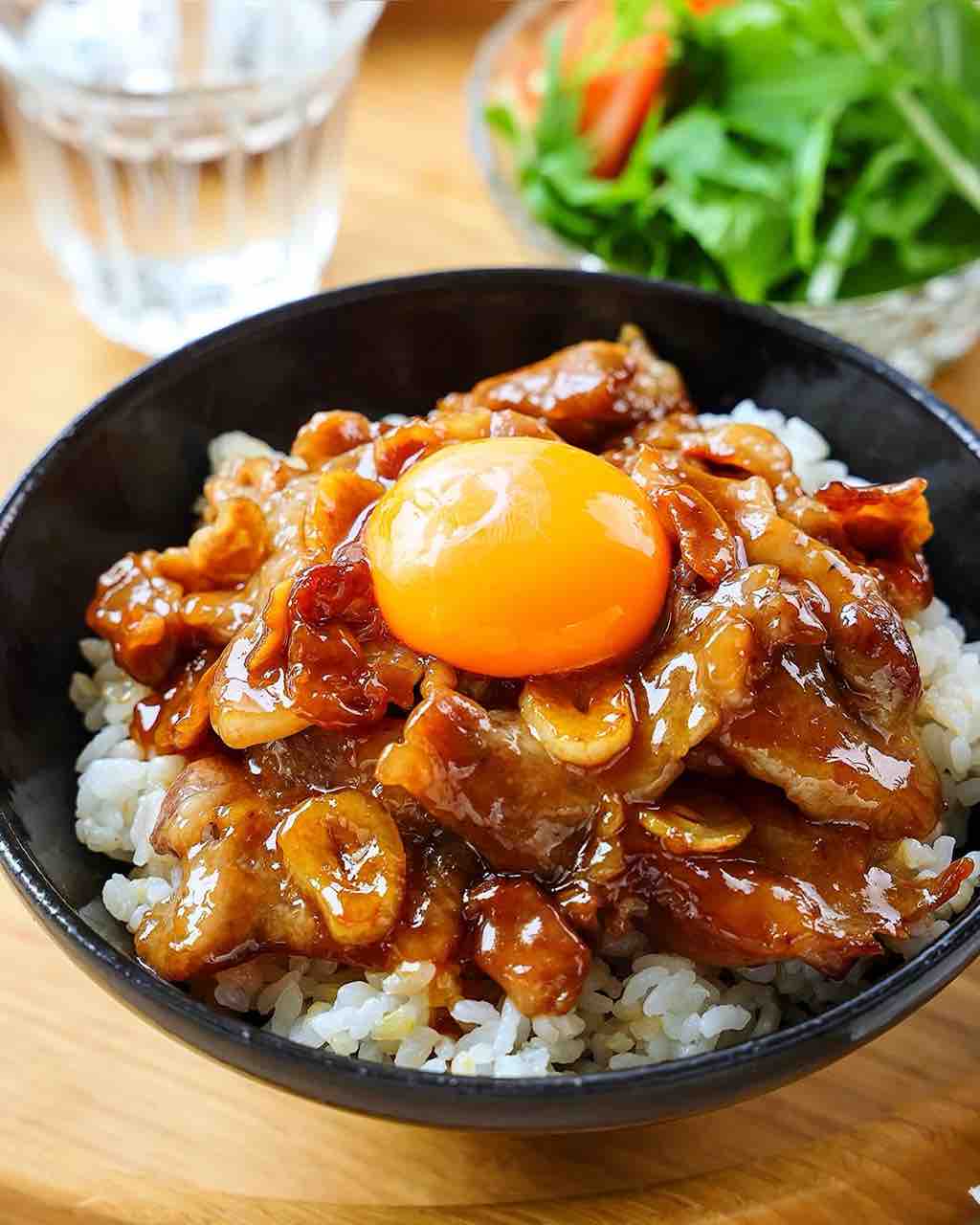 ♡すぐでき！甘辛ガーリック豚丼♡【#簡単レシピ #時短 #節約