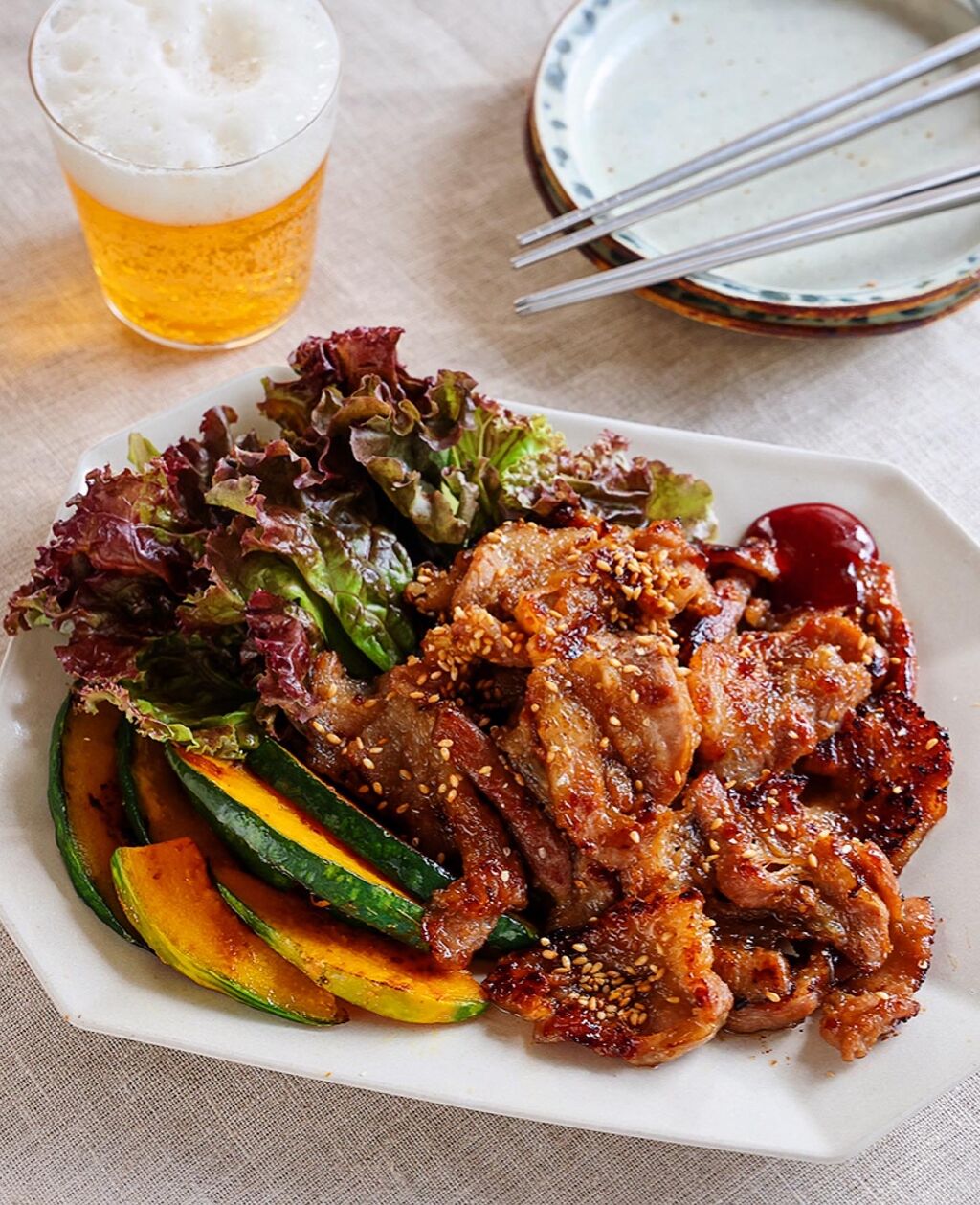 ♡漬けて焼くだけ♡デジカルビ(韓国風豚の焼肉)♡【#簡単レシピ #時短