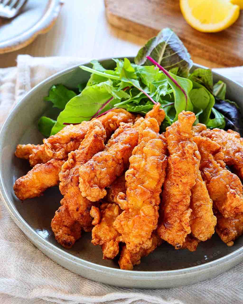 ♡鶏むね肉で！コンソメ醤油スティックチキン♡【#簡単レシピ #時短