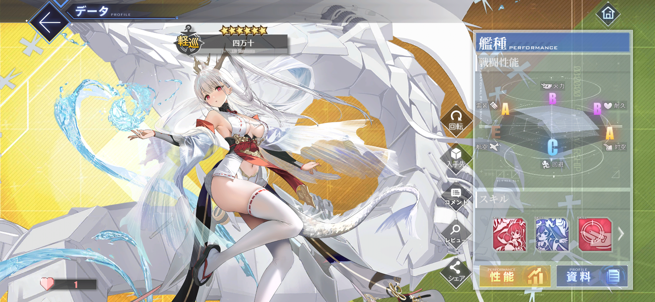 アズレン】 四万十川の白龍様 : 終花みずきのゲーム日和2nd
