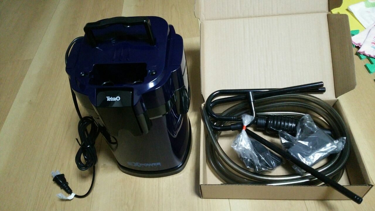 テトラvx 75 外部フィルター購入 設置 水草水槽はじめます