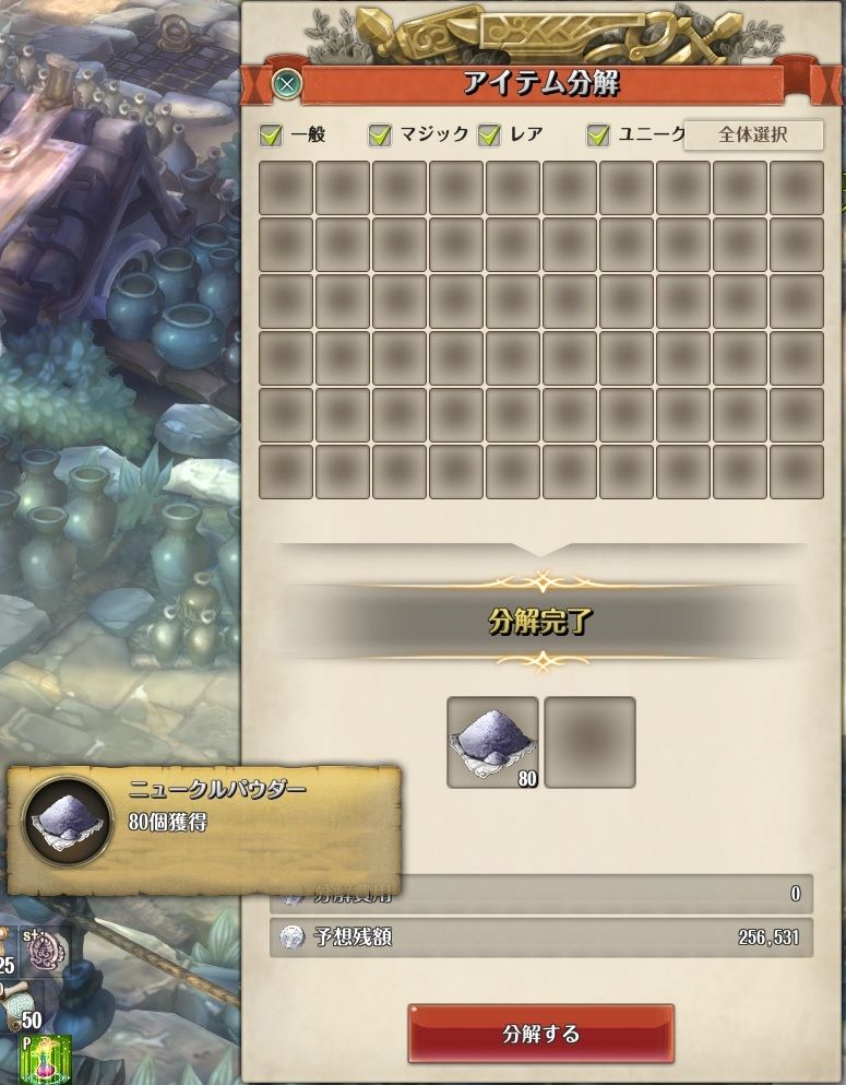 ｔｏｓ 鑑定装備の 鑑定 分解 再鑑定 やってみた ｒ９ Tos中心の雑記帳