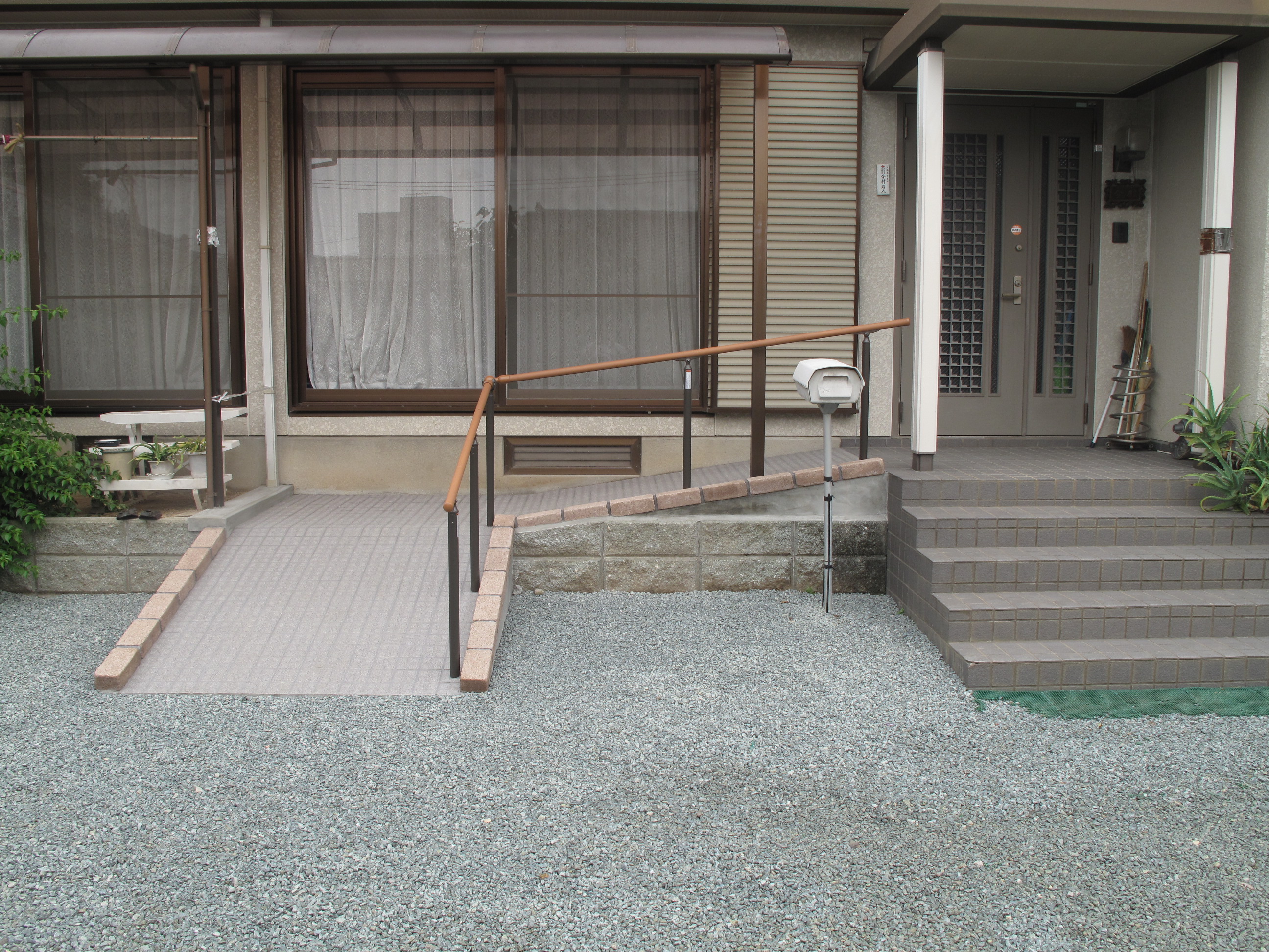 Let�s begin! For the dream. Mizushima Motohiro blog 安心・安全 スロープ・手摺工事