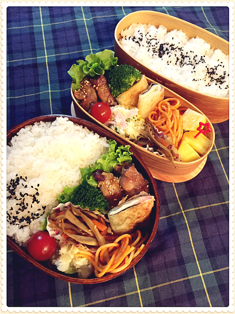 なすの豚バラ巻き弁当と コンビニ店員さんの一言 永遠の反抗期dkのお弁当