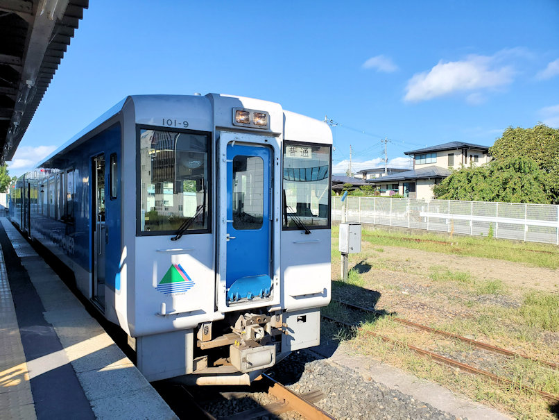 夏の終わりの左沢線 もりつちの徒然なるままに