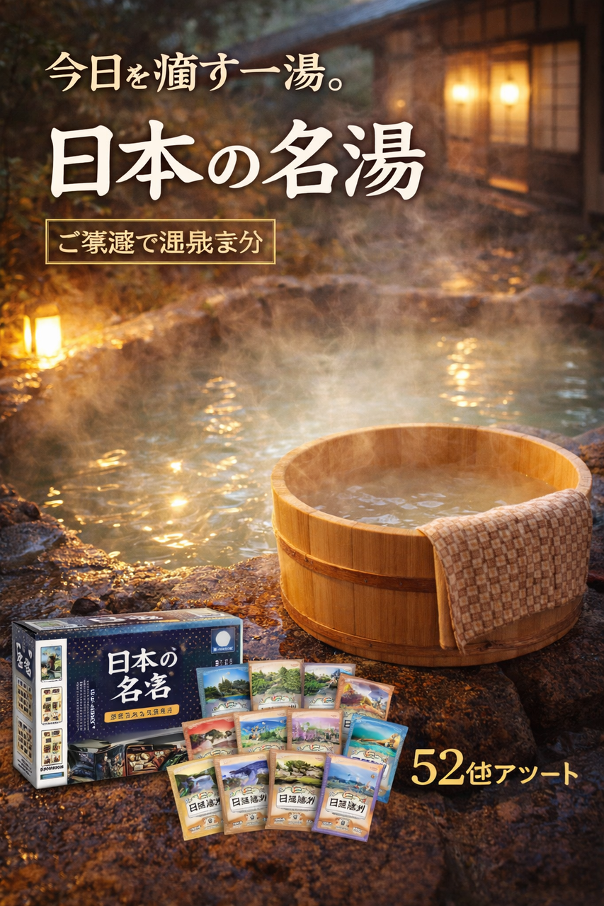 日本の名湯 52包 分包 大容量