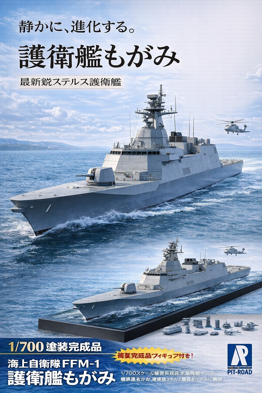 ピットロード 1/700 スカイウェーブシリーズ 海上自衛隊 護衛艦 FFM-1 もがみ 