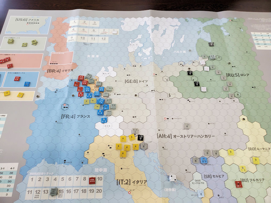 第一次世界大戦(CMJ72)をプレイする【2】 : もりつちの徒然なる 第一次世界大戦(CMJ72)をプレイする【2】 : もりつちの徒然なる