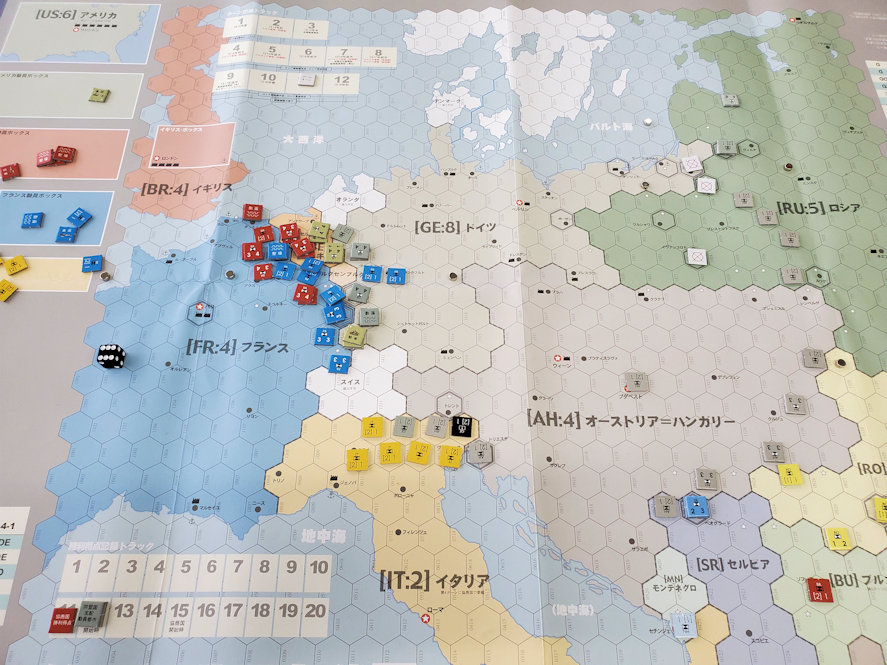 第一次世界大戦(CMJ72)をプレイする【2】 : もりつちの徒然なるままに 第一次世界大戦(CMJ72)をプレイする【2】 : もりつちの徒然なるままに