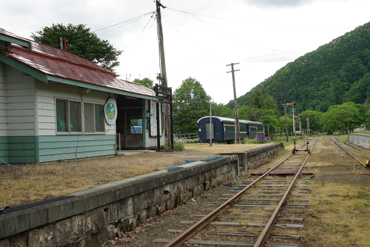 旧富内線の「富内駅」と「振内駅」に行ってみた : 燃えるゴミは明日